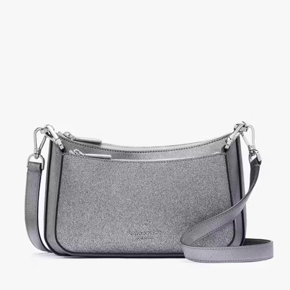 Kate Spade Duet Glitter Crossbody Duo, nwt